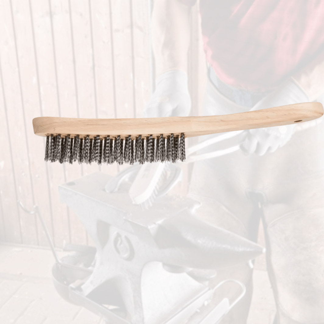 Cepillo de Acero INOX Mango Madera 3X19 - SKU 572238