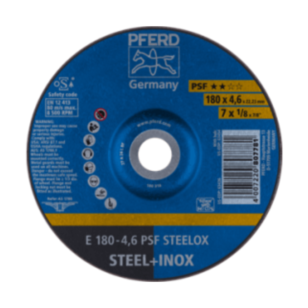 Disco Pulir Metal 7" X 46 T27 Pipeline PSF Steelox - SKU 807781