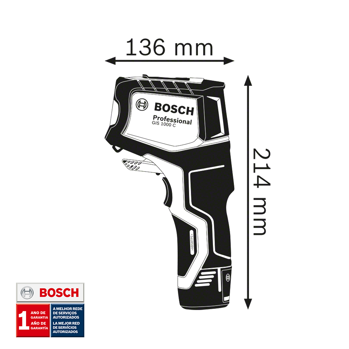 medidor, medidor de temperatura, Termómetro Infrarrojo, superficie