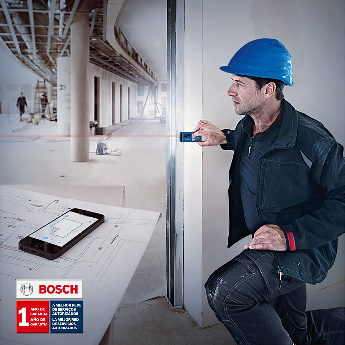 Medidor láser, medidor, medición, distancia, metros, Bosch, medidores