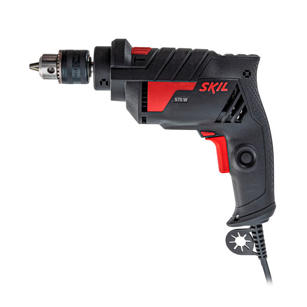 ¡El Taladro de impacto Skil 6604 posee 570 Watts de potencia, es súper liviano y compacto! El Mandril metálico de 3/8" (10 milímetros) es robusto para las aplicaciones diarias. Posee interruptor de velocidad variable - electrónico - para que usted pueda realizar perforaciones en los más diversos materiales y atornillados, por ser reversible permite también desatornillados