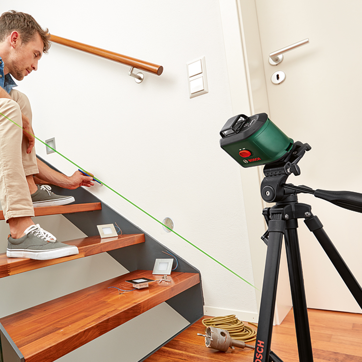 Trípode, Trípode Bosch, Trípode para obra, Trípode para medidor, Trípode para nivel