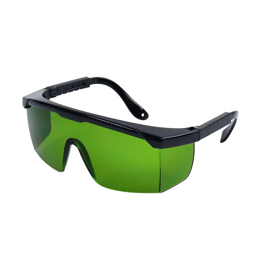 Mayor visibilidad de los haces de luz verde