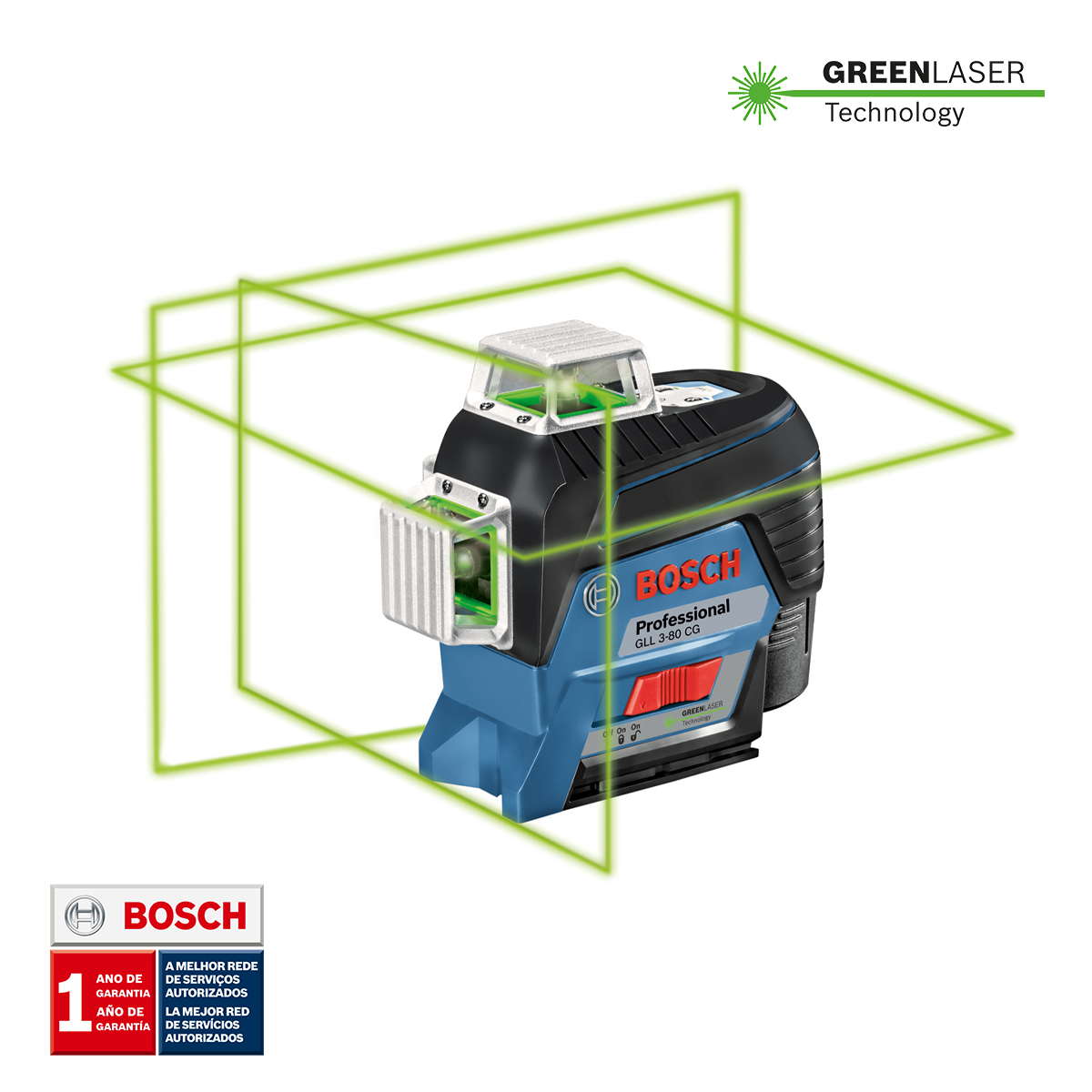 Este nivel láser de línea está concebido para instalar suelos y ventanas, montar estanterías, establecer marcos para cartón yeso y colocar azulejos