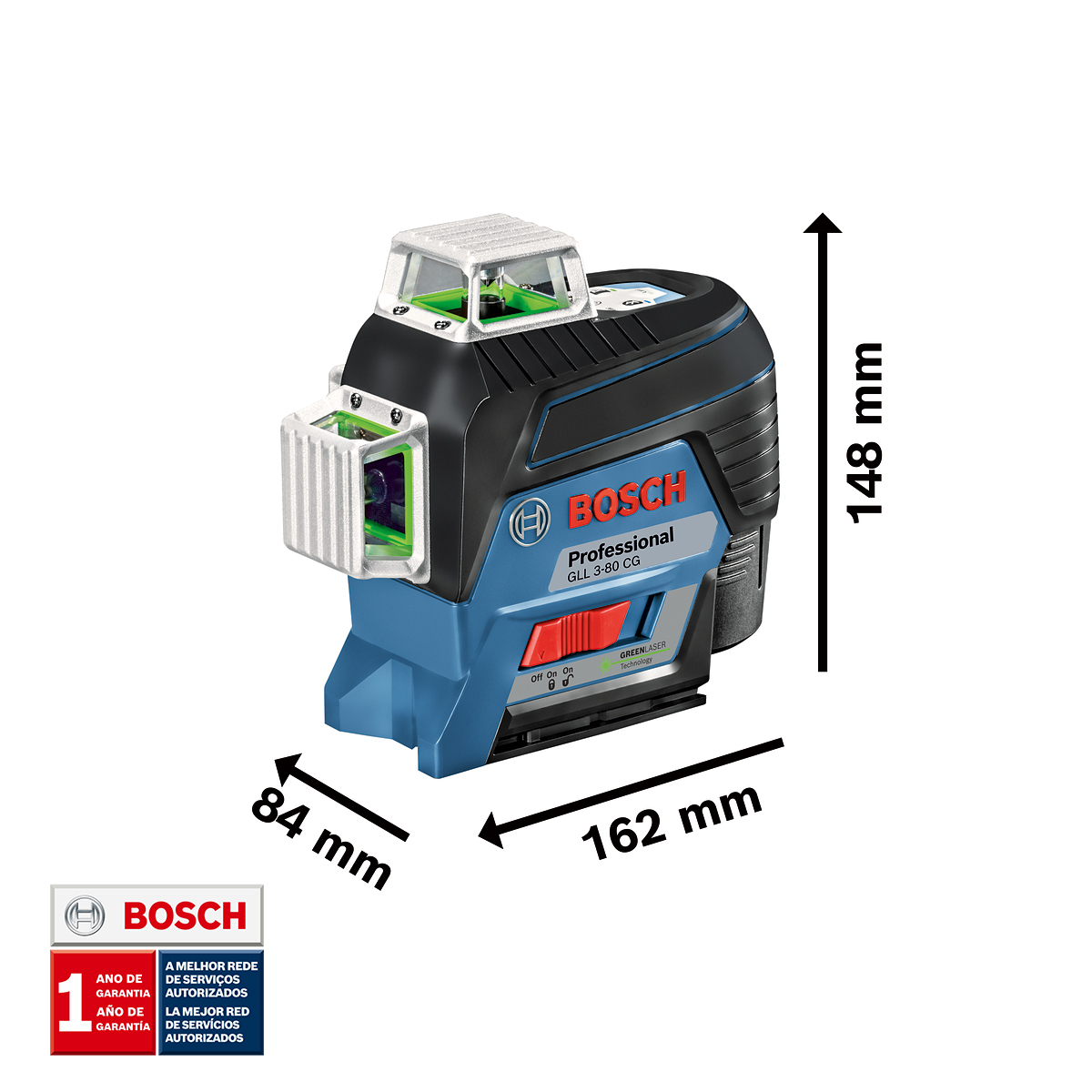 Nivel Laser Bosch De Líneas Gll 3-80