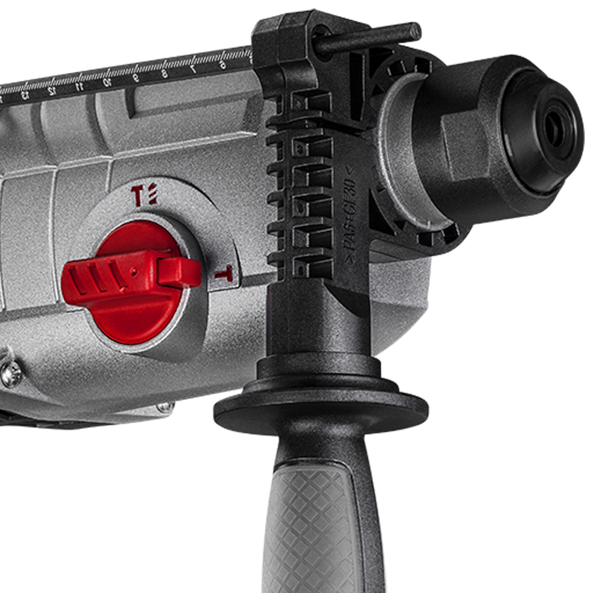 para perforaciones sin impacto en materiales como metal y madera indicamos el uso del mandril convencional con adaptador SDS-Plus en conjunto con las brocas convencionales