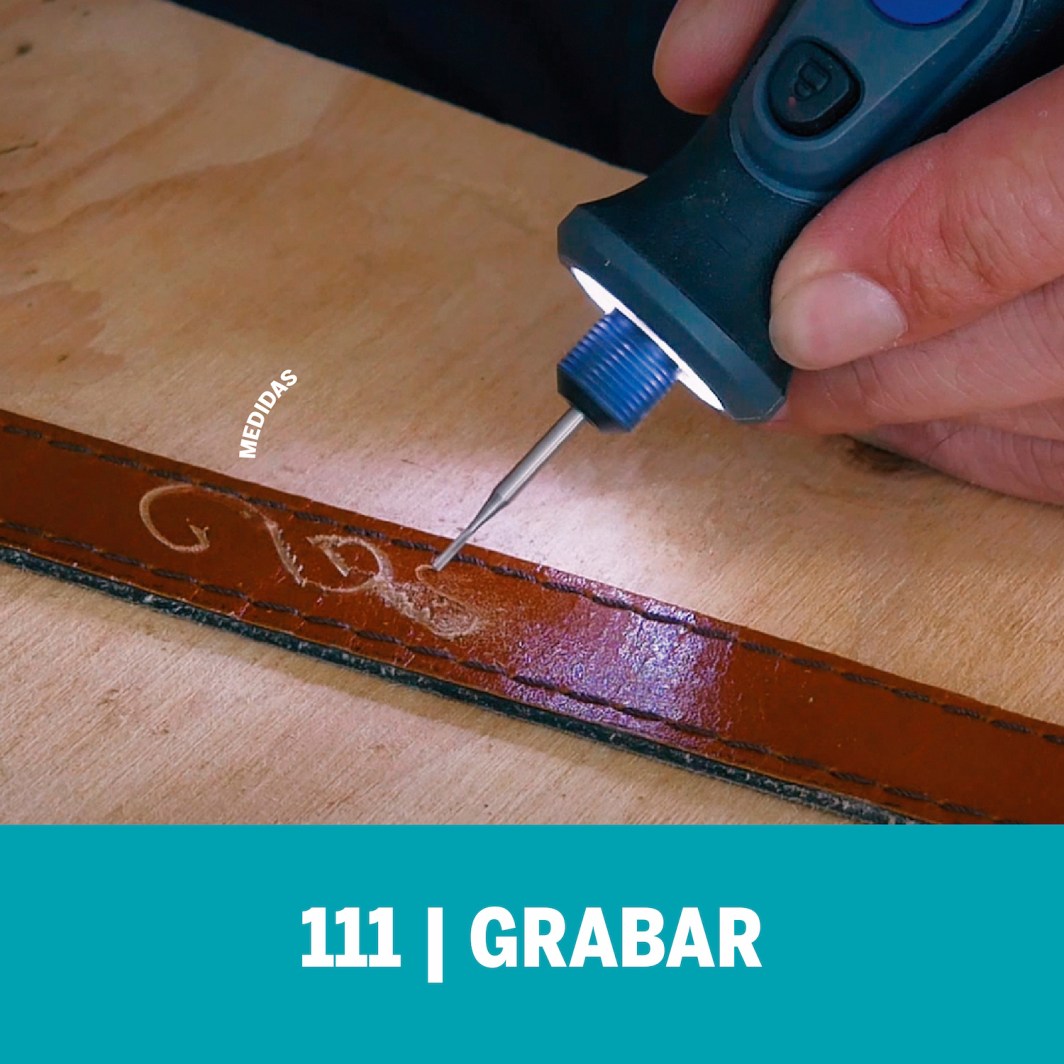Dremel Fresa De Grabado De Punta Delgada De 0,8mm Para Madera, Metal, Cuero, Plástico, Goma y Cartón (Modelo 111)