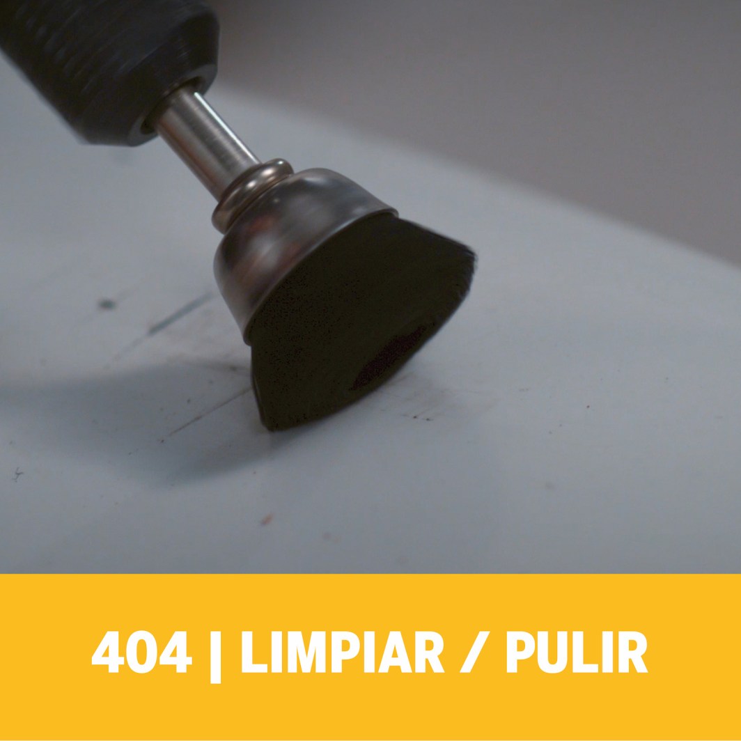 Dremel Cepillo De Cerdas De Nylon De 12,7mm Para Limpiar y Pulir Platería, Joyas y Metales Preciosos (Modelo 404)