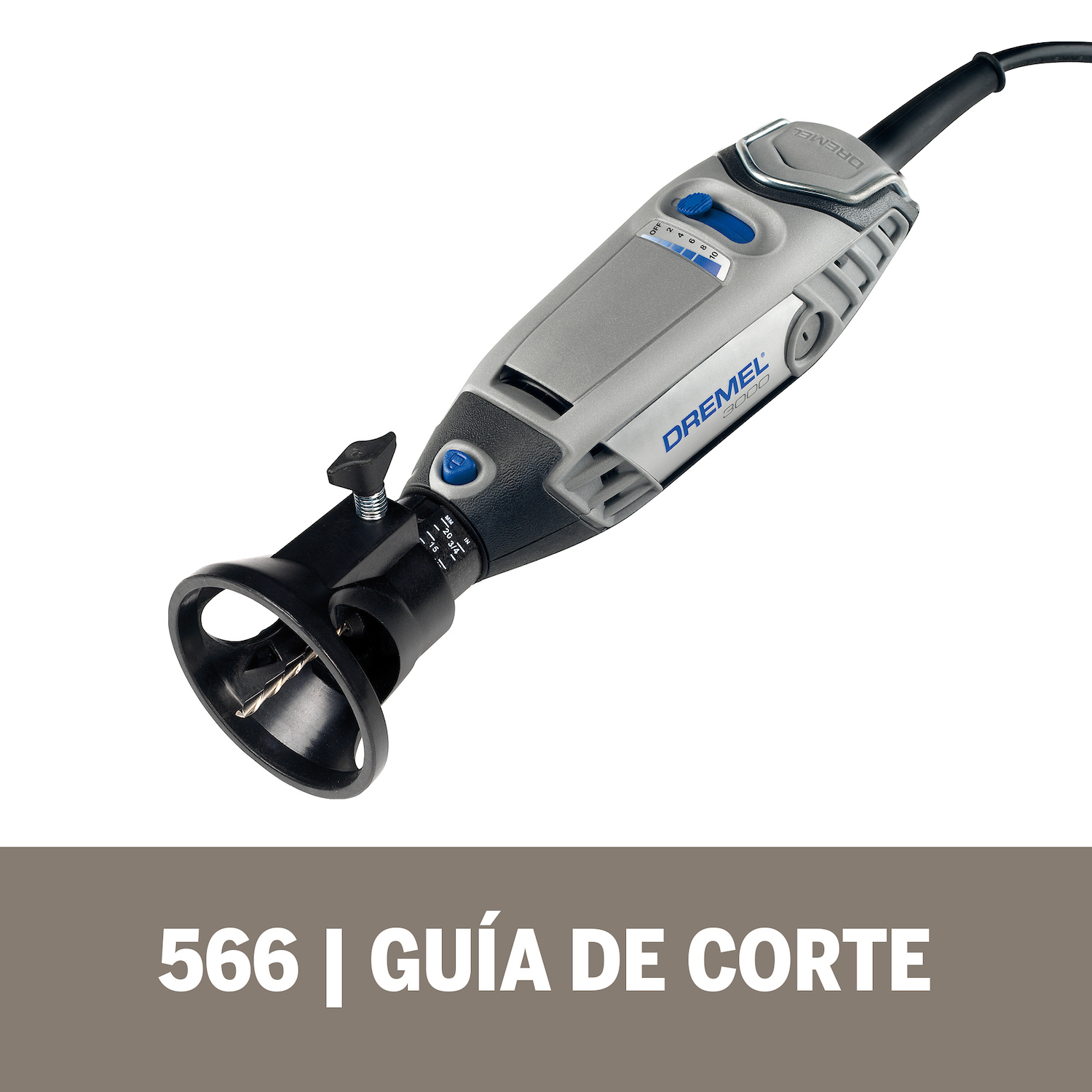 Permite realizar cortes robustos y controlados en azulejos El ajuste de profundidad ajusta rápidamente la profundidad de corte correcta hasta 3/4 de pulgada. Montaje fácil mediante enroscado en la herramienta giratoria La ventana grande proporciona una excelente visibilidad para un mejor control
