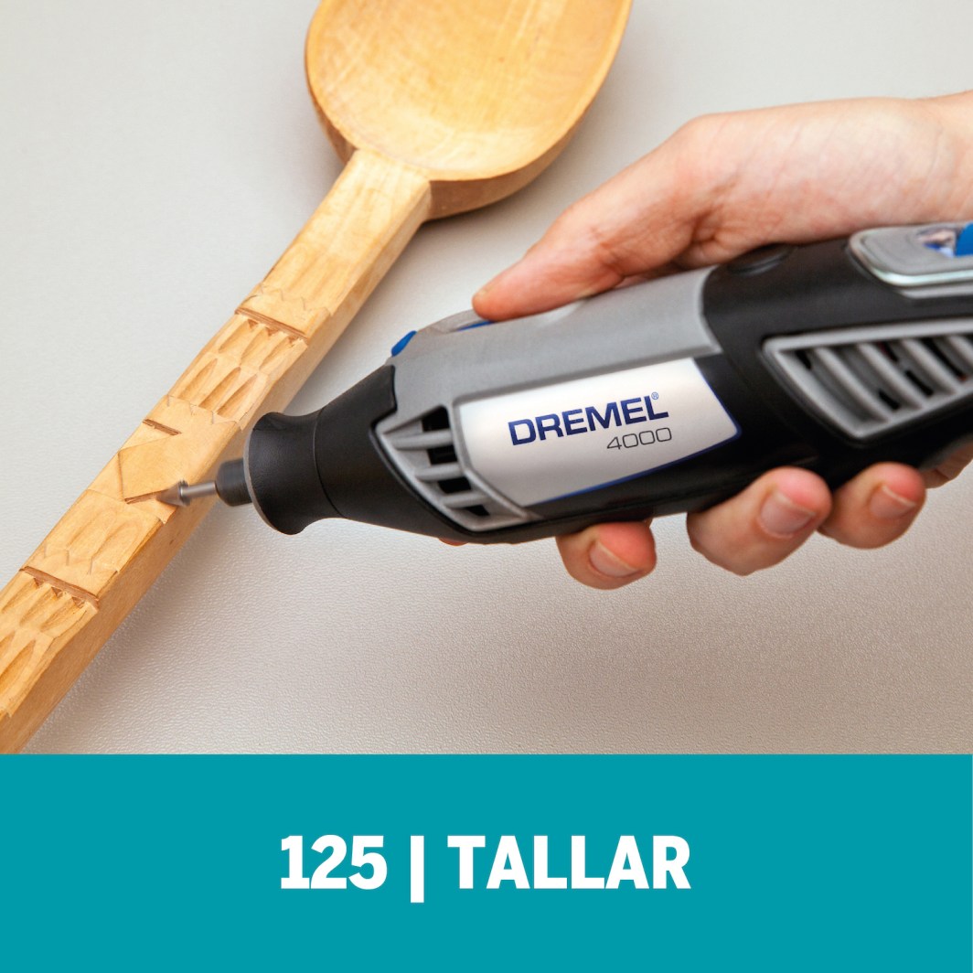 Dremel Fresa De Tallado De Punta Flecha De 6,4mm Para Madera, Metal, Cuero, Plástico, Goma y Cartón (Modelo 125)