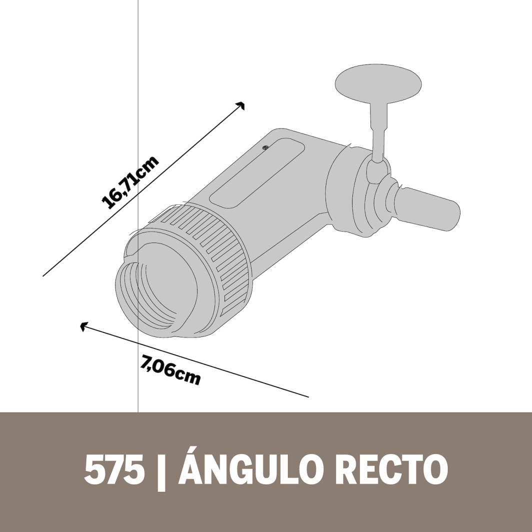 El ángulo recto que te permite trabajar en lugares de difícil acceso Aprovecha todas las posibilidades de tu multiherramienta Dremel en espacios pequeños con 12 sentidos fáciles de alternar. El cabezal angular fijado a 90° del complemento aporta robustez a la herramienta y ofrece visibilidad sobre la pieza de trabajo o la superficie. Se fija a la multiherramienta con unos pocos pasos sencillos para que puedas empezar a trabajar en tus proyectos rápidamente. El diseño compacto y robusto añade un peso mínimo a la multiherramienta Dremel, para que no notes diferencias considerables al usarla. Contenidos: 1 cabezal angular, 1 tapa del impulsor y 1 manual/guía de inicio rápido.