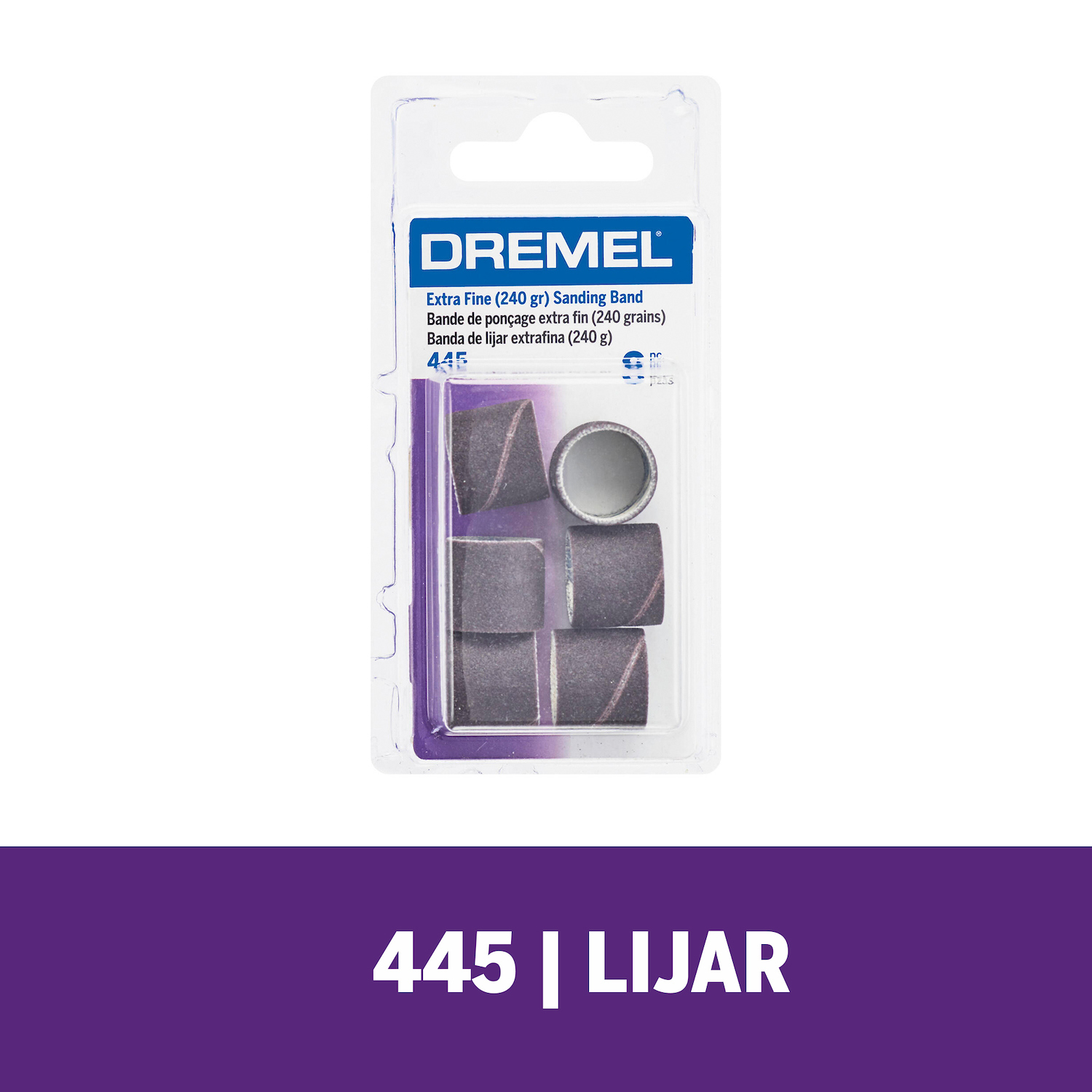 Ideal para dar la forma bruta y alisar madera y fibra de vidrio Es excelente para eliminar el óxido de superficies metálicas Perfecta para dar forma a superficies de goma Las bandas de lijado de alta calidad y durabilidad son fácilmente reemplazables en el tambor de lijado