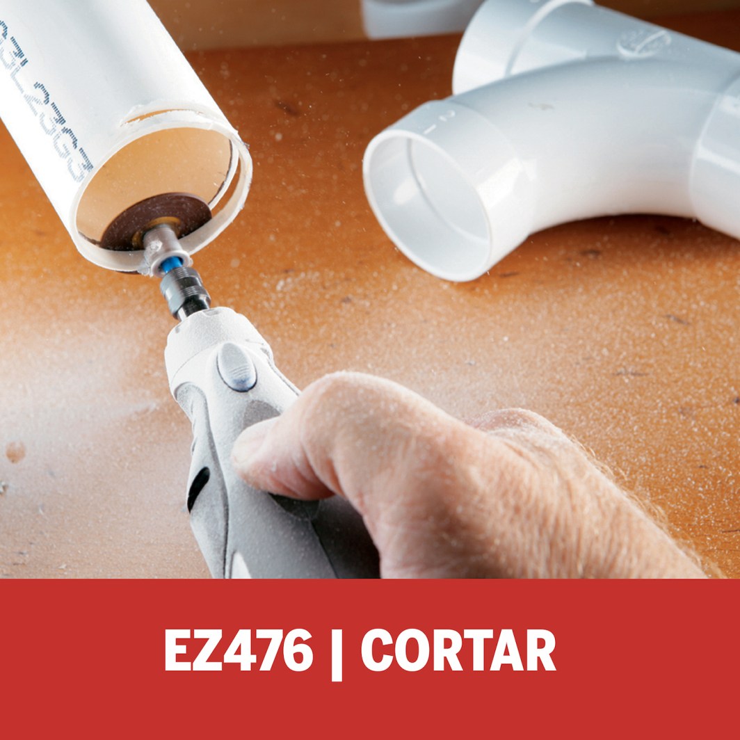 Dremel Disco De Corte De 38,1mm Espesor De 1,1 Para Plástico - Sistema EZ Lock Cambio Rápido (Modelo EZ476) Disco De Corte De 38,1mm EZ Lock