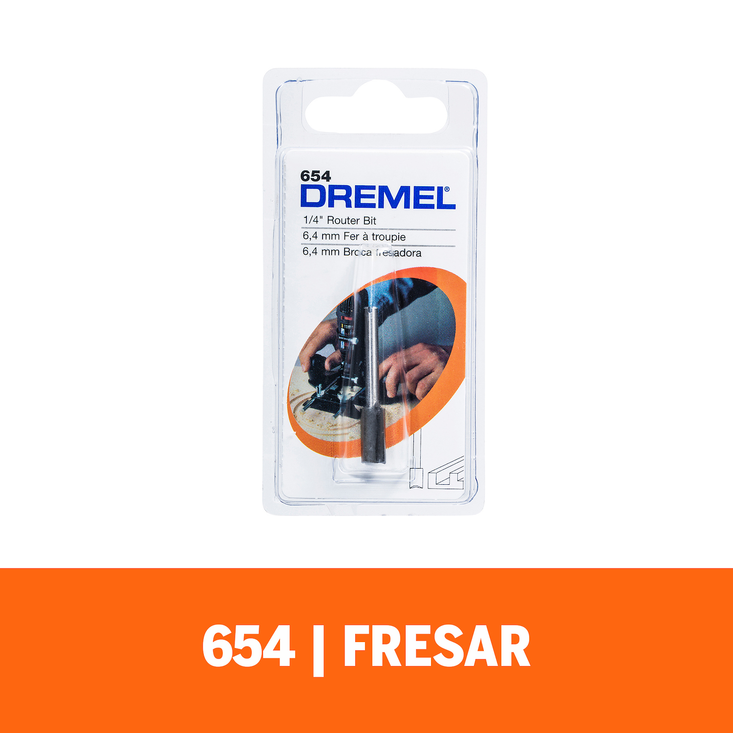 Resumen del producto Utilizadas para cantear y ranurar madera, las brocas de fresadora Dremel son ideales para fresar, incrustar y escoplear en madera y otros materiales blandos Las brocas de fresadoras rectas son planas en la parte inferior para cortar ranuras cuadradas, rebajes y ranuras, y para nivelar áreas empotradas. 1 broca de fresadora de alta calidad incluida Se usa con los aditamentos 231 mesa de fresado o 335 fresadora de inmersión.