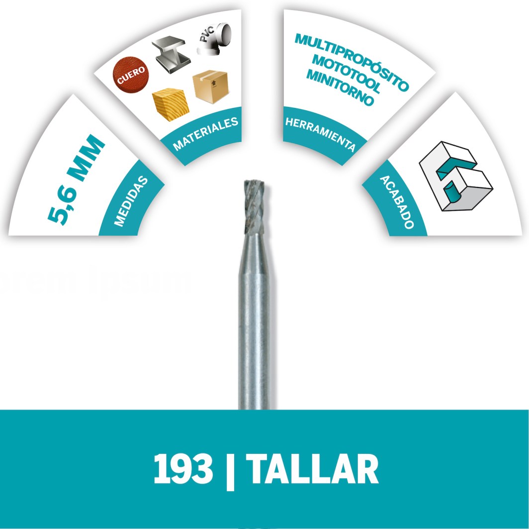 Cabezal cilíndrico mediano. Da forma detallada de materiales como la madera.