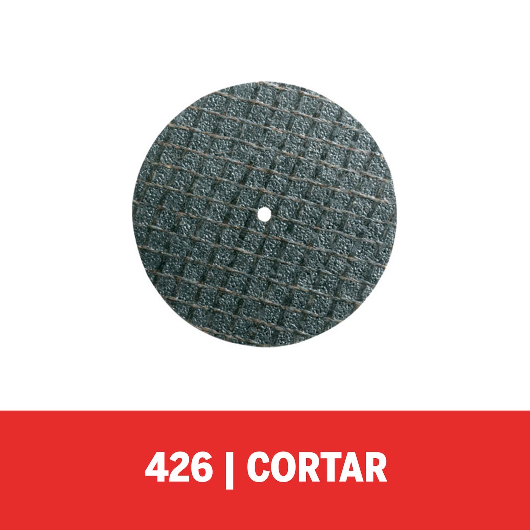 Resumen del producto Ideal para cortar, acanalar y recortar todo tipo de metal También se puede utilizar en otros materiales, como madera delgada, plásticos y cerámica Cortar pernos o tornillos, o realizar ranuras en pernos y tornillos gastados El disco de corte actúa únicamente a lo largo de su borde