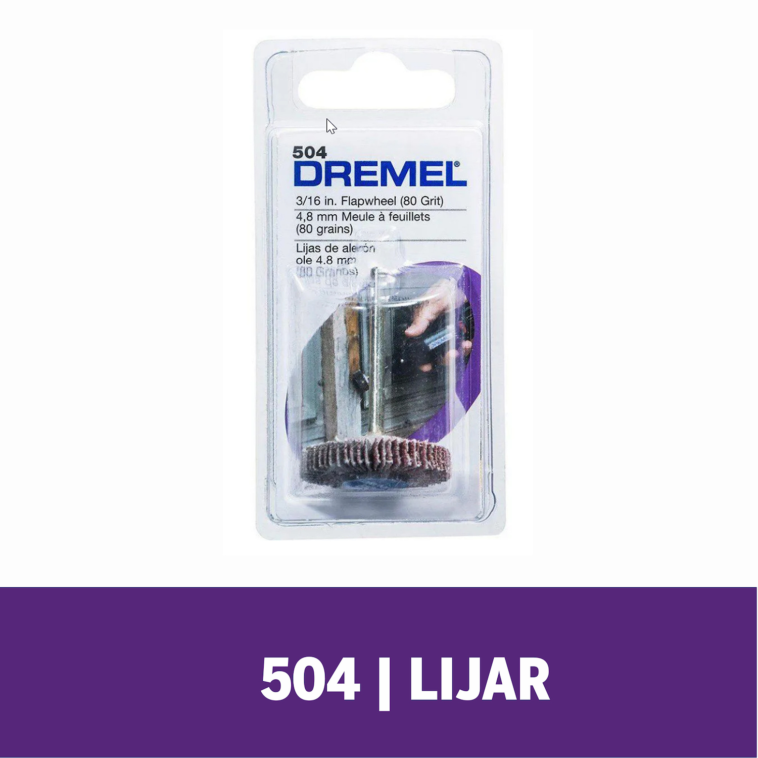 Resumen del producto Los discos de láminas amolan y pulen superficies lisas o contorneadas Eficaz como lijadora de acabado, tras el lijado pesado de superficies y la eliminación de material Mandril de 1/8 pulg. Grano 80 para el lijado de acabado medio