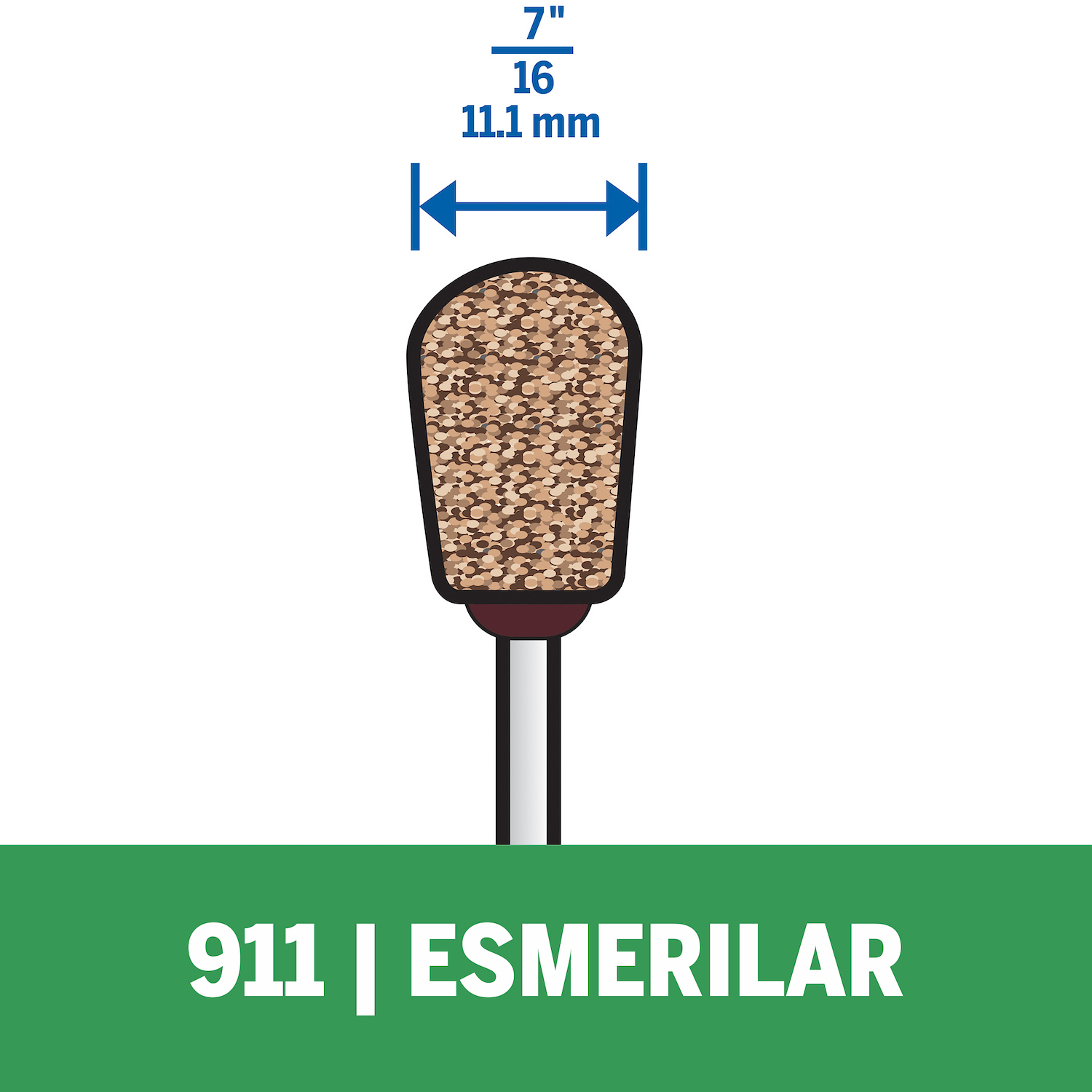 Resumen del producto Ideal para el afilado, el desbarbado y el rectificado de uso general ampliado en la mayoría de los materiales, incluido el acero inoxidable Se utiliza en metales, piezas fundidas, juntas soldadas, remaches y óxido Diseñada especialmente para trabajar con superficies cónicas 1 accesorio giratorio abrasivo industrial de alta calidad incluido