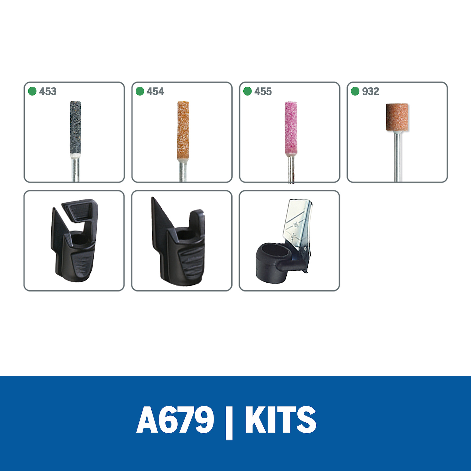 • Gracias a que es más sencillo le apoyará en sus proyectos de patio y jardín, y le ayudará a dar una nueva vida a sus herramientas de siempre. El kit de afilado A679 incluye todo lo que necesita para mantener afiladas sus herramientas de jardinería favoritas. • El kit de afilado Dremel incluye tres de nuestros accesorios más populares para afilar fácilmente las cadenas y cuchillas más desgastadas, ya que proporcionan los ángulos de afilado óptimos. • Fáciles de instalar, los accesorios se enroscan en su herramienta giratoria Dremel sin complicaciones. • El kit incluye (1) accesorio de afilado de herramientas de jardín, (1) accesorio de afilado de podadora, (1) accesorio de afilado de sierras de cadena, piedras de afilar y rectificar (453, 454, 455 y 932), (1) llave, (1) calibrador y (2) espaciadores