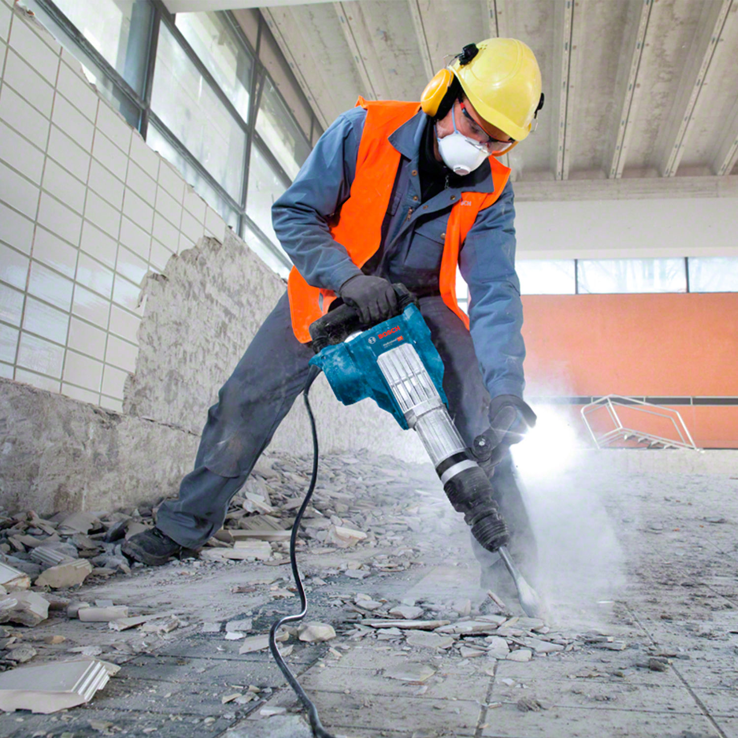 Martillo Demoledor Bosch GSH 11 VC 127V Grandes constructoras y obras de infraestructura homecenter compra de demoledores a nivel pais,