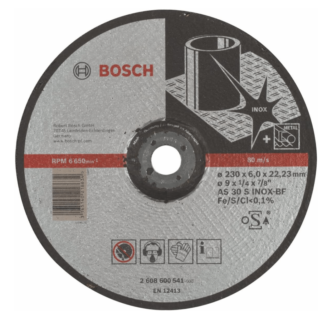 Disco Pulir Metal  9" X 1/4" T27 AS30 Inox Expert SKU 2608600541