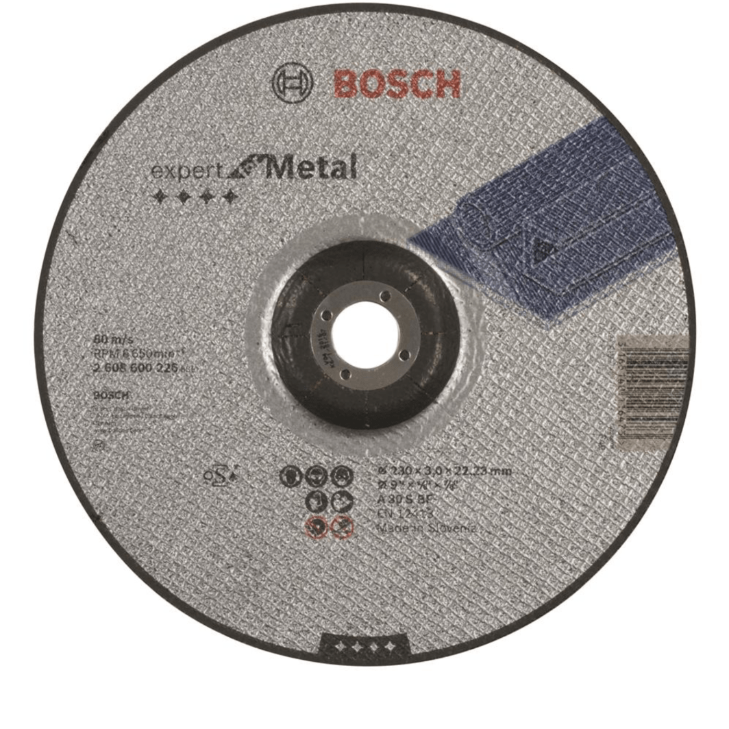Disco Corte Metal 9" X 1/8" T27 A30 Expert SKU 2608600226
