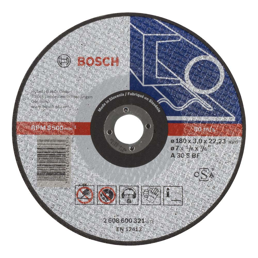 Disco Corte Metal 7" X 1/8" T1 A30 Expert SKU 2608600321
